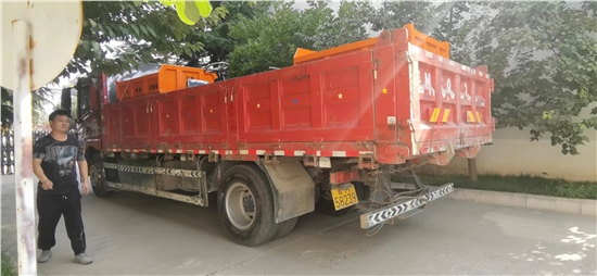 朱陽2噸電動三輪車發貨